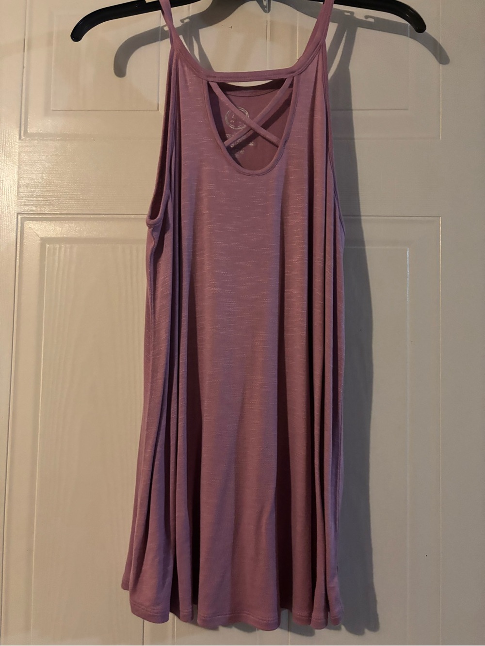 Maurices Lavender/Pink Flowy Tank Top